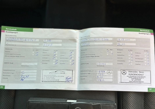 Mercedes-Benz Klasa E cena 27900 przebieg: 202000, rok produkcji 2002 z Leszno małe 232